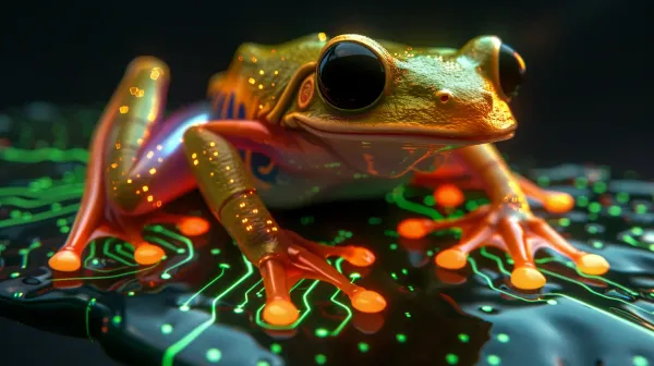 Neon city light